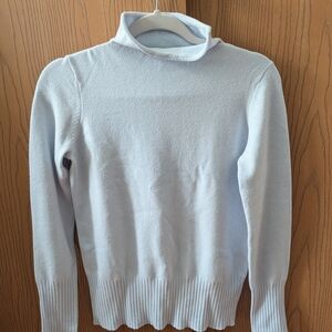 French Connection Light Blue Turtleneck Sweater
